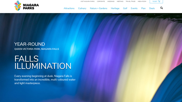 Niagara Falls Light Show / Illumination 